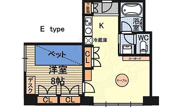 メゾン淀川 ｜大阪府大阪市淀川区西中島１丁目(賃貸マンション1LDK・5階・37.72㎡)の写真 その2