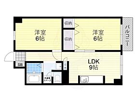 マンションサルナート  ｜ 大阪府大阪市淀川区木川東４丁目9番17号（賃貸マンション2LDK・2階・50.60㎡） その2