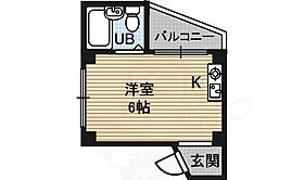 淡路西山ビル  ｜ 大阪府大阪市東淀川区淡路２丁目1番11号（賃貸マンション1R・4階・18.00㎡） その2