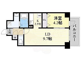 マウントピア  ｜ 大阪府大阪市淀川区新高３丁目11番40号（賃貸マンション1LDK・5階・40.50㎡） その2