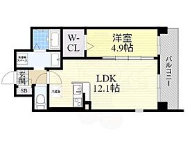 パルクレール  ｜ 大阪府大阪市東淀川区菅原１丁目1番21号（賃貸マンション1LDK・3階・40.03㎡） その2