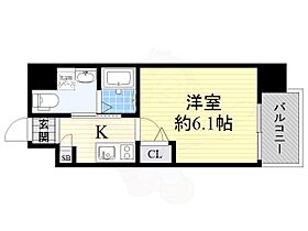 Live Casa 上新庄  ｜ 大阪府大阪市東淀川区小松１丁目9番36号（賃貸マンション1K・5階・20.76㎡） その2