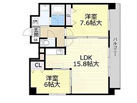 新大阪南グランドマンション  ｜ 大阪府大阪市淀川区西中島２丁目15番6号（賃貸マンション2LDK・7階・66.22㎡） その2