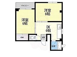 間取図画像 2DK