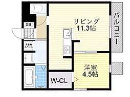 オアシス上新庄 1階
