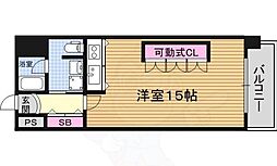 ベリー・モンテ新大阪 1Kの間取図画像
