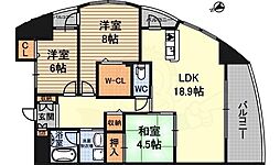 トリニティ北川口 3LDKの間取図画像