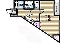 ロイヤルクイーンズパーク上新庄 2階