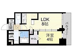 プランドール新北野 6階/-