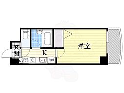 ノルデンハイム東三国2 1Kの間取図画像