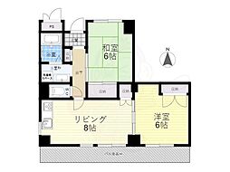ライフステージ新大阪 2LDKの間取図画像