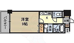 セレッソコート新大阪 1Kの間取図画像