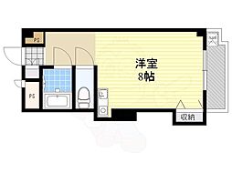 シティコート新大阪 ワンルームの間取図画像