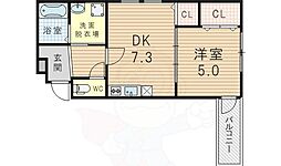 フジパレス下新庄1番館 1階/-