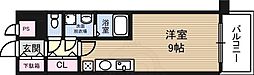 アドバンス新大阪3 1Kの間取図画像