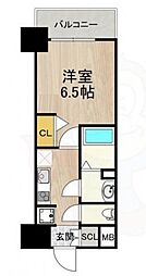 ArtizA新大阪D.C. 1Kの間取図画像