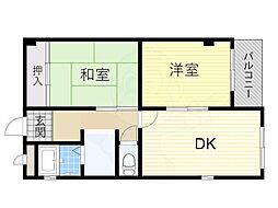 アイバレー新大阪 3DKの間取図画像
