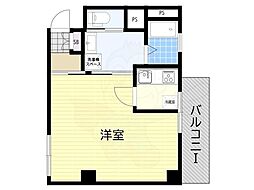 新大阪ハイツさこ 1Kの間取図画像