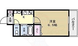 プレサンス新大阪ステーションフロント 1Kの間取図画像