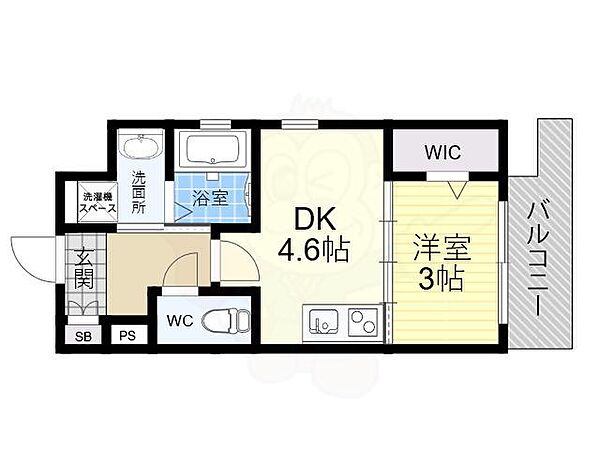 ラシーヌ住吉大社 ｜大阪府大阪市住吉区東粉浜３丁目(賃貸マンション1DK・8階・25.18㎡)の写真 その2