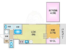 ハーモニーテラス西加賀屋  ｜ 大阪府大阪市住之江区西加賀屋４丁目6番24号（賃貸アパート1LDK・1階・30.97㎡） その2