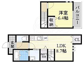 ツインフォレスト住之江2番館  ｜ 大阪府大阪市住之江区新北島６丁目2番43号（賃貸アパート1LDK・1階・41.34㎡） その2