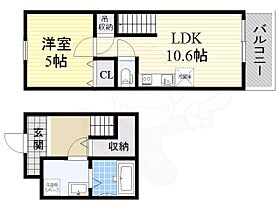 ツインフォレスト住之江2番館  ｜ 大阪府大阪市住之江区新北島６丁目2番43号（賃貸アパート1LDK・2階・41.16㎡） その2