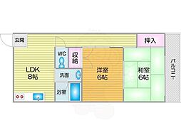 トモエハイツ2 1階/-