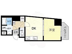 SOARSHINIMAMIYA 1DKの間取図画像