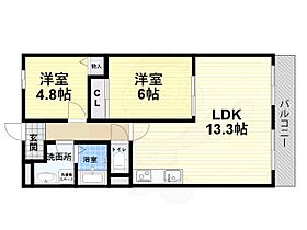 紀ノ国屋2  ｜ 兵庫県尼崎市西難波町１丁目（賃貸マンション2LDK・3階・56.00㎡） その2