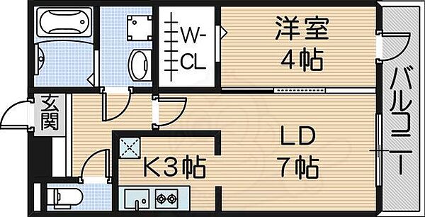 コート・アッキーノ ｜兵庫県尼崎市開明町２丁目(賃貸マンション1LDK・1階・37.53㎡)の写真 その2