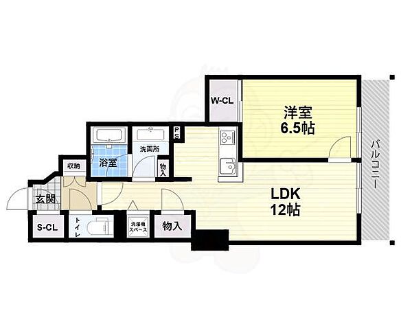 ルネセントラルタワー ｜兵庫県尼崎市西大物町(賃貸マンション1LDK・13階・50.74㎡)の写真 その2