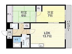 三番館  ｜ 兵庫県尼崎市北竹谷町３丁目（賃貸マンション2LDK・1階・61.38㎡） その2