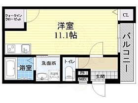 兵庫県尼崎市北竹谷町３丁目（賃貸アパート1R・3階・30.92㎡） その2