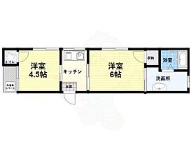 西大物文化  ｜ 兵庫県尼崎市西大物町（賃貸アパート2K・2階・35.00㎡） その2