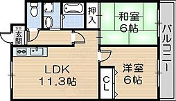 ファミール難波 4階/-