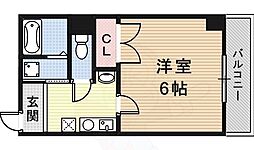MY尼崎 1Kの間取図画像