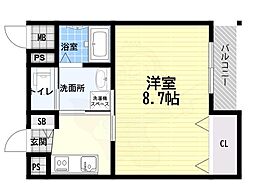 カサラーテ西難波 3階