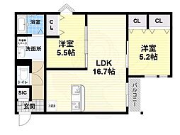 アブニール杭瀬 3階