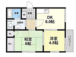 たんぽぽハイツ2 2階/-