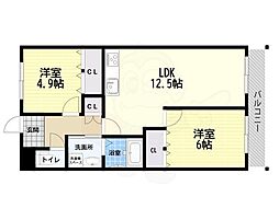 デュオ立花 6階/-