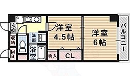 プレステージ立花 2Kの間取図画像