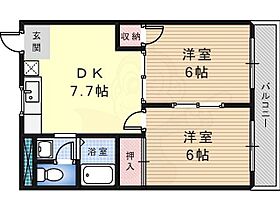 金岡コーポラス 301 ｜ 大阪府堺市北区北長尾町２丁（賃貸マンション2LDK・3階・41.00㎡） その2