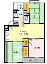 大阪府堺市北区北花田町２丁218番3号（賃貸マンション3LDK・2階・65.44㎡） その2