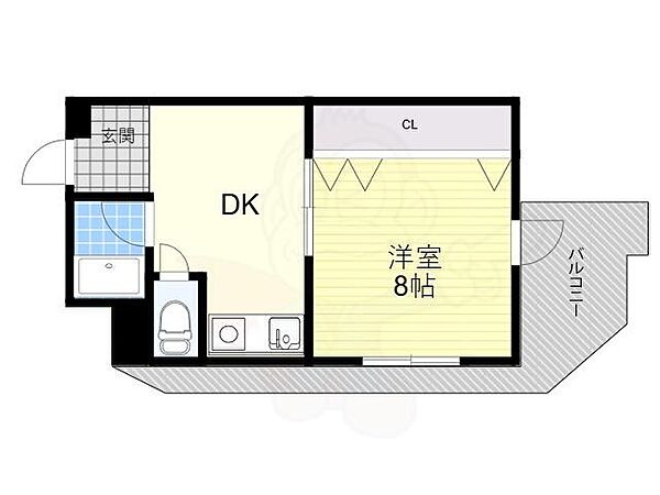 フォーレスト中百舌鳥 ｜大阪府堺市北区百舌鳥梅町１丁(賃貸マンション1DK・3階・30.00㎡)の写真 その2