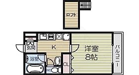 ボヌール鳳1  ｜ 大阪府堺市西区鳳東町７丁（賃貸アパート1K・2階・26.50㎡） その2