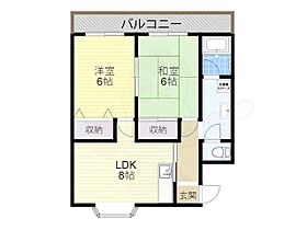 パークハイツもず  ｜ 大阪府堺市北区百舌鳥梅北町５丁（賃貸マンション2LDK・2階・48.00㎡） その2