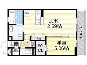 大阪府堺市堺区一条通4番6号（賃貸アパート1LDK・3階・45.04㎡） その2