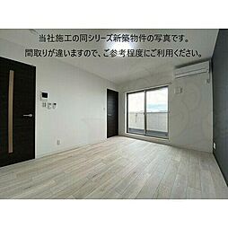 JR阪和線 浅香駅 徒歩12分の賃貸アパート 3階1LDKのリビング/ダイニング