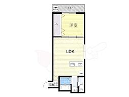 エクシード堺 1LDKの間取図画像